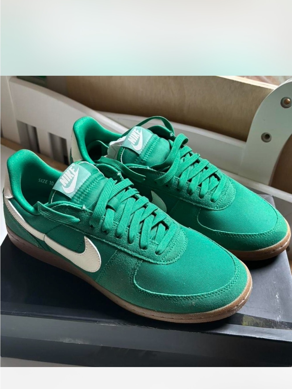 Nike Field General Green Low-Top Sneakers
